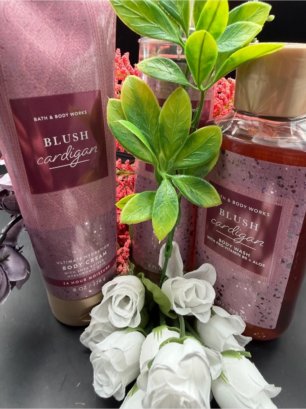 Bath & Body Works Blush Cardigan Bath & Body Set - Pink